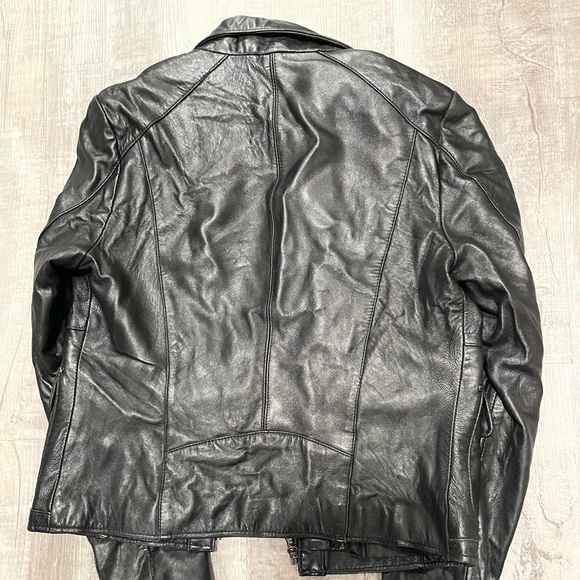 Kennith Cole Leather Jacket - Picture 4 of 4